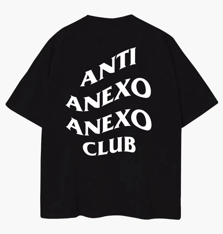 Classic Tee “Anti Anexo” en Negro — foto 2